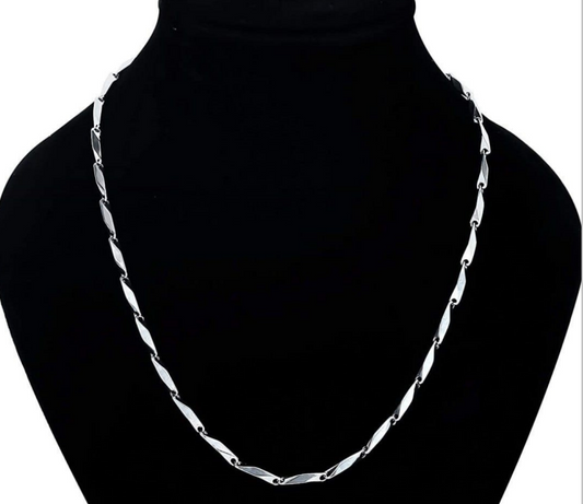 Unisex Silver Chain